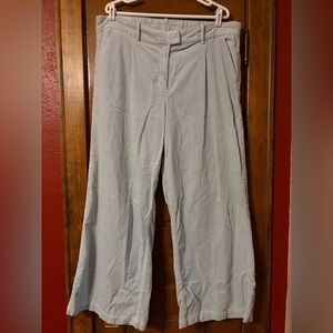 american eagle corduroy wide leg trousers